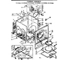 Sears 11077978100 cabinet assembly diagram