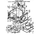 Kenmore 11077980600 cabinet assembly diagram