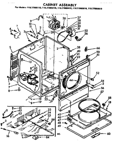 Cabinet parts