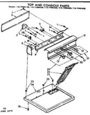 Top and console assembly
