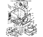 Sears 11077990100 cabinet assembly diagram