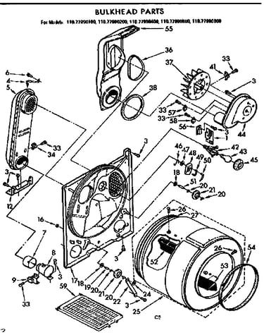 Bulkhead parts