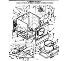 Sears 11077990610 cabinet parts diagram
