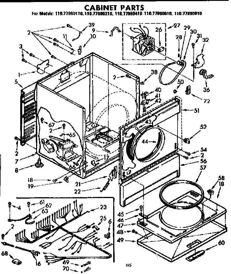 CABINET PARTS