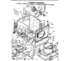 Sears 11077992810 cabinet assembly diagram