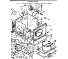 Kenmore 11077994200 cabinet parts diagram