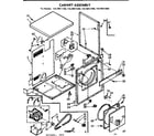 Kenmore 11078411100 cabinet asm diagram