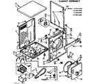 Kenmore 11078412400 cabinet assembly diagram
