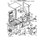 Kenmore 11078413400 cabinet assembly diagram