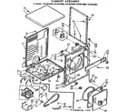 Kenmore 11078414200 cabinet assembly diagram