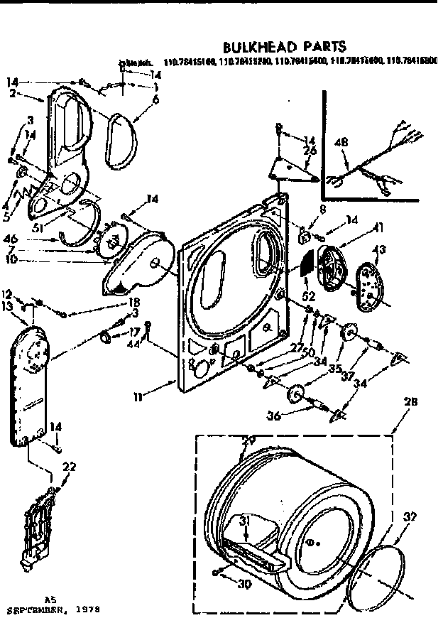 Bulkhead parts