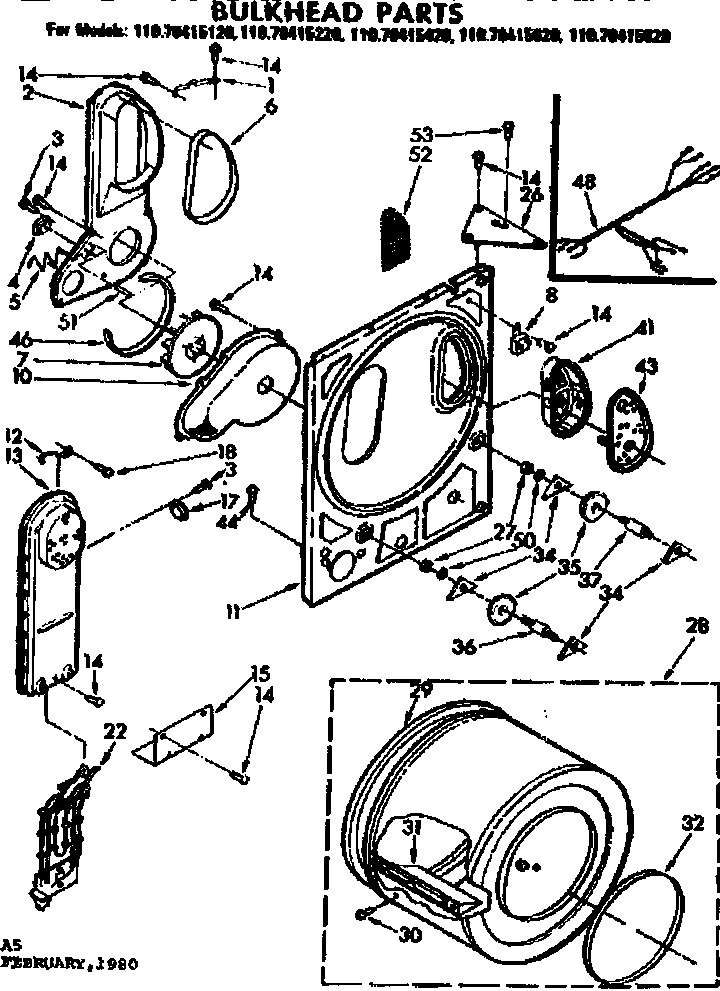 Bulkhead parts