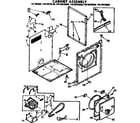 Kenmore 11078415420 cabinet assembly diagram