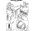 Kenmore 11078430100 bulkhead assembly diagram