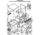 Kenmore 11078490610 cabinet parts diagram