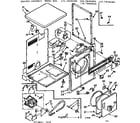 Kenmore 11078496600 cabinet assembly diagram