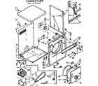 Kenmore 11078570100 cabinet parts diagram