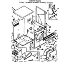 Kenmore 11078590600 cabinet parts diagram
