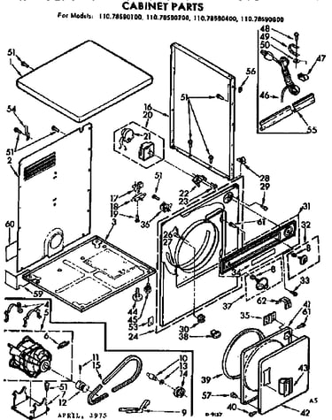 Cabinet parts