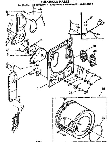 Bulkhead parts