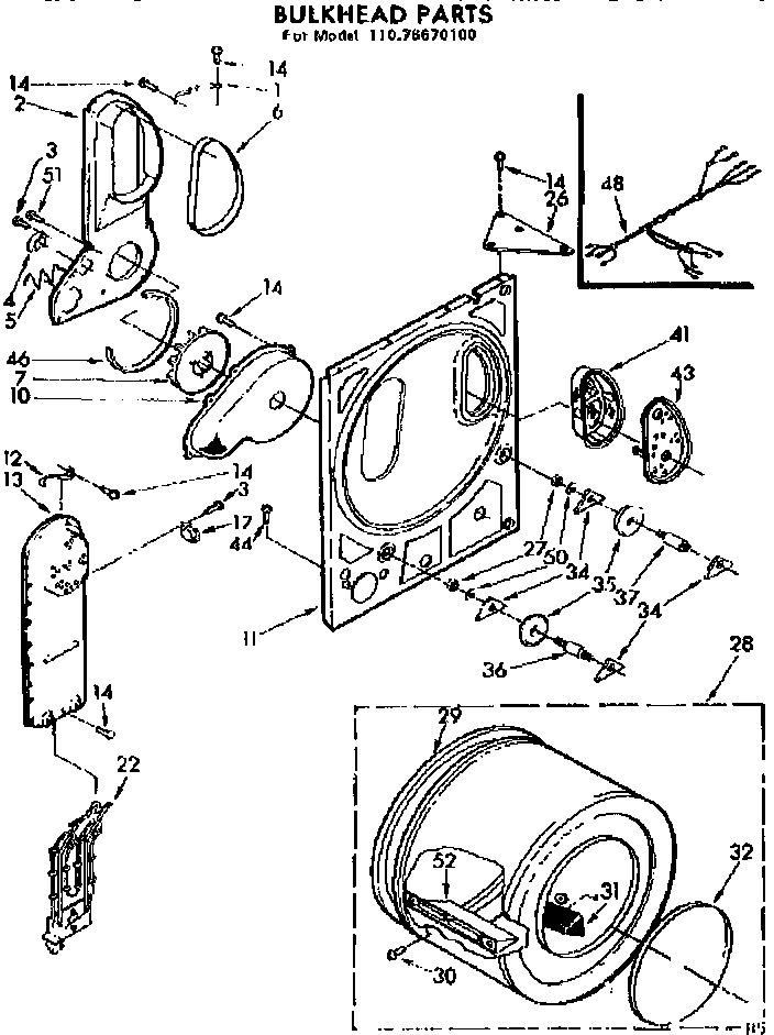 Bulkhead parts