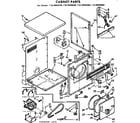 Kenmore 11078690100 cabinet parts diagram