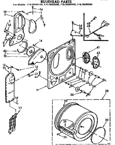 Bulkhead parts