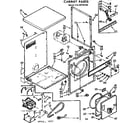 Kenmore 11078770200 cabinet parts diagram