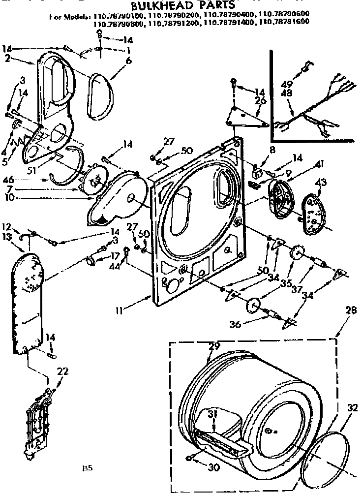 Bulkhead parts