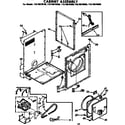 Kenmore 11078870800 cabinet parts diagram