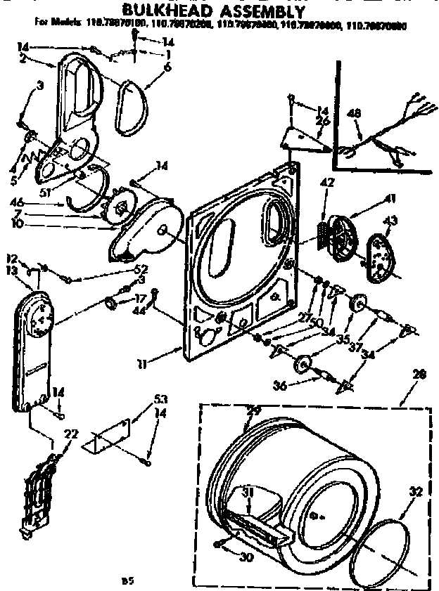 Bulkhead parts