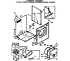 Kenmore 11078890600 cabinet parts diagram