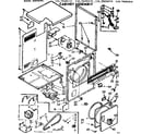 Kenmore 11079495410 cabinet assembly diagram