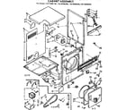 Kenmore 11079496200 cabinet assembly diagram