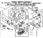 Kenmore 11079496200 349804 burner assembly 60 hz. diagram