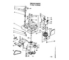 Kenmore 11081060100 drive parts diagram