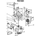 Kenmore 11081060110 drive parts diagram