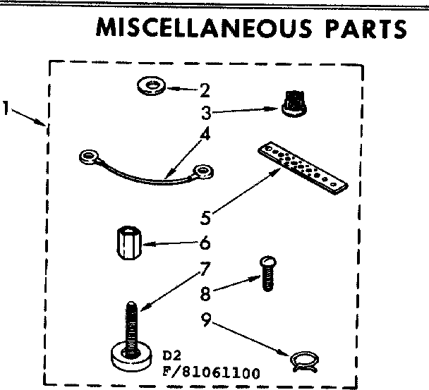 Miscellaneous parts