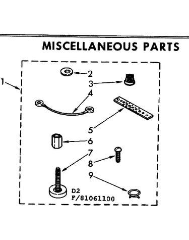 Miscellaneous parts