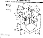 Kenmore 11081080820 cabinet parts diagram