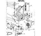 Kenmore 11081115100 drive parts diagram