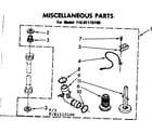 Kenmore 11081115100 miscellaneous parts diagram