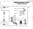 Kenmore 11081125100 miscellaneous parts diagram