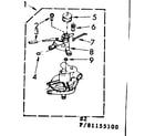 Kenmore 11081155100 water pump parts diagram