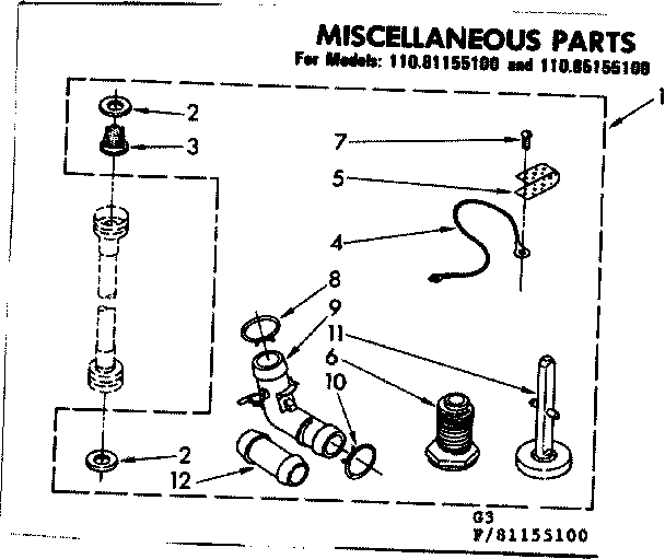 Miscellaneous parts