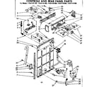 Kenmore 11081161800 controls and rear panel parts diagram
