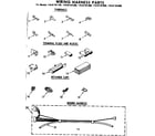 Kenmore 11081161100 wiring harness parts diagram