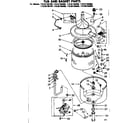 Kenmore 11085165800 tub and basket parts diagram