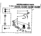 Kenmore 11085165800 miscellaneous parts diagram