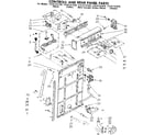 Kenmore 11081167820 controls and rear panel parts diagram